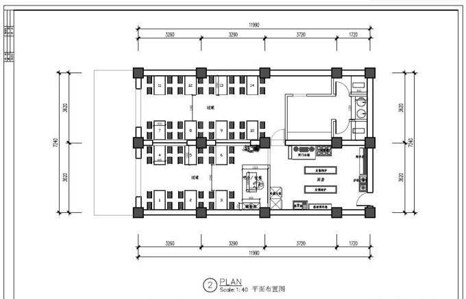 烧烤店平面图
