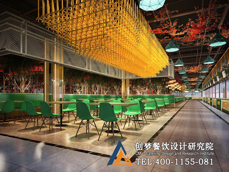 潍坊理工学院食堂丨齐鲁餐厅4800平工业风食堂